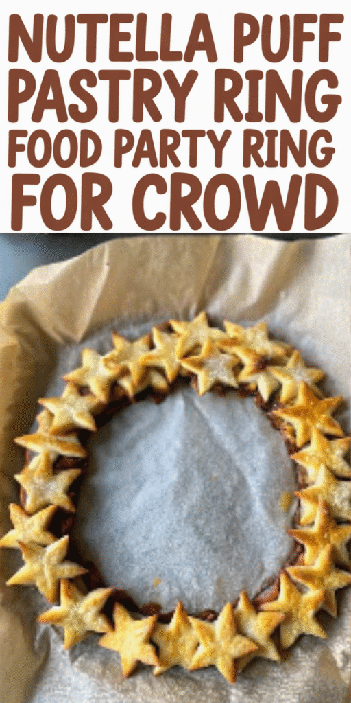 Nutella Puff Pastry Star Ring