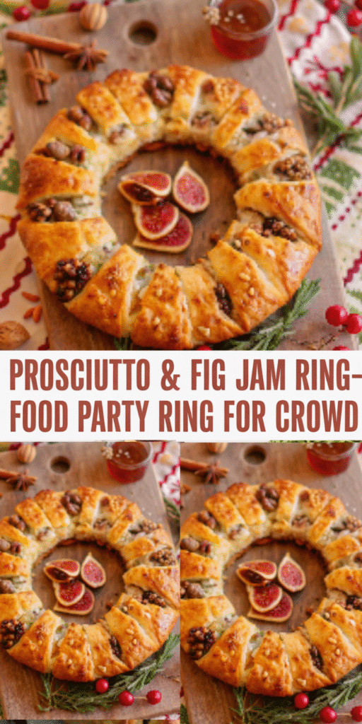 Prosciutto & Fig Jam Ring