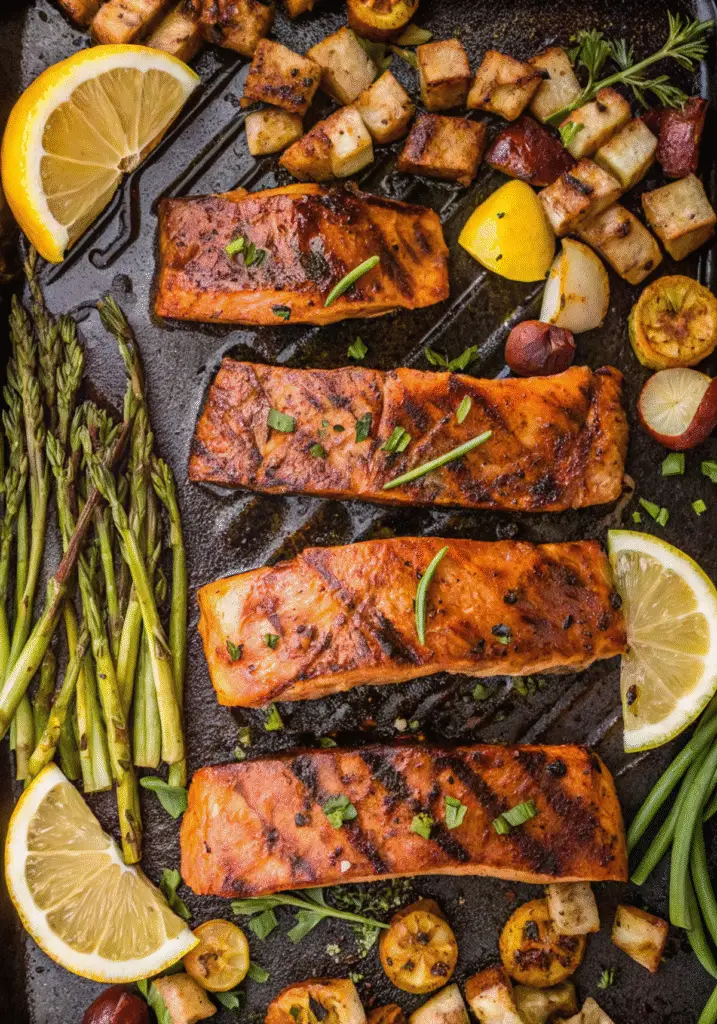 Best Grilled Maple Salmon 