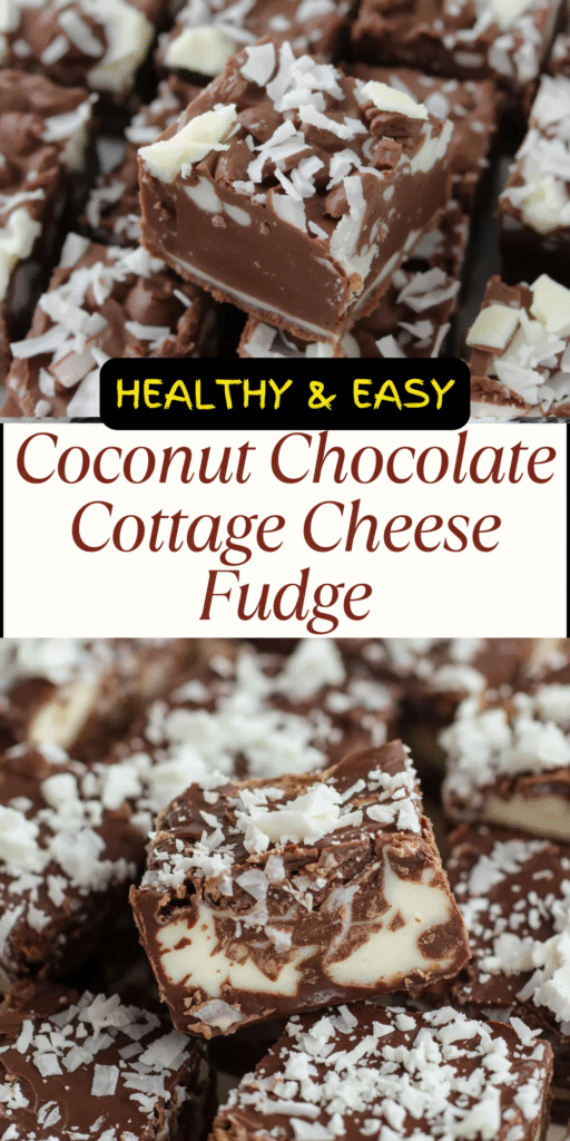 Chocolate Cottage Cheese Fudge