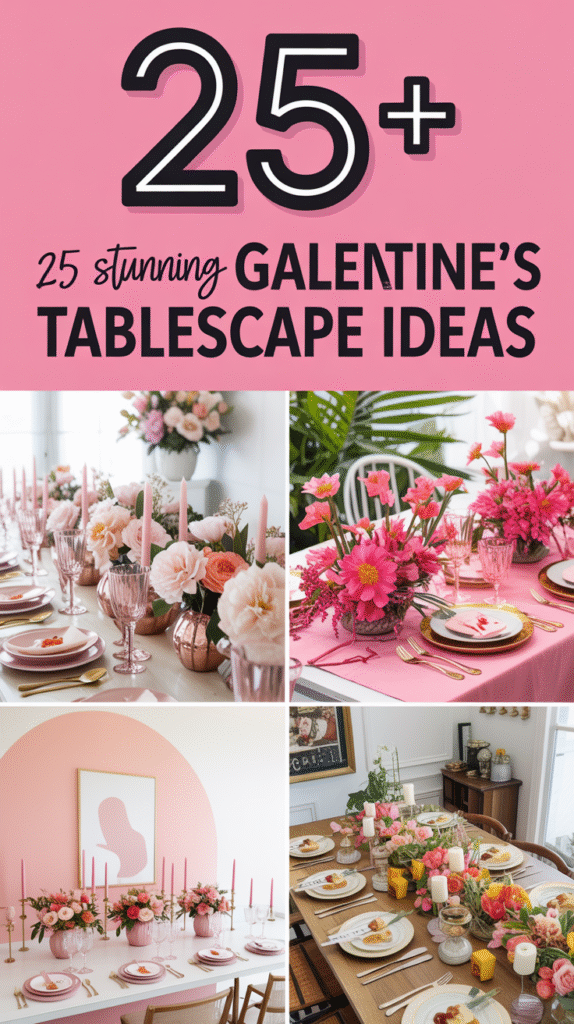 Galentine’s Tablescape Ideas