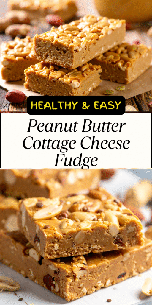 Peanut Butter Cottage Cheese Fudge