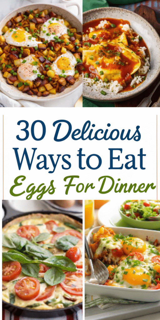 egg recipes for dinner