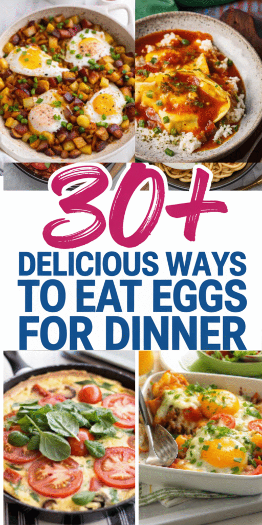 egg recipes for dinner