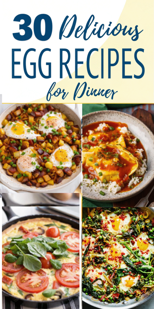egg recipes for dinner