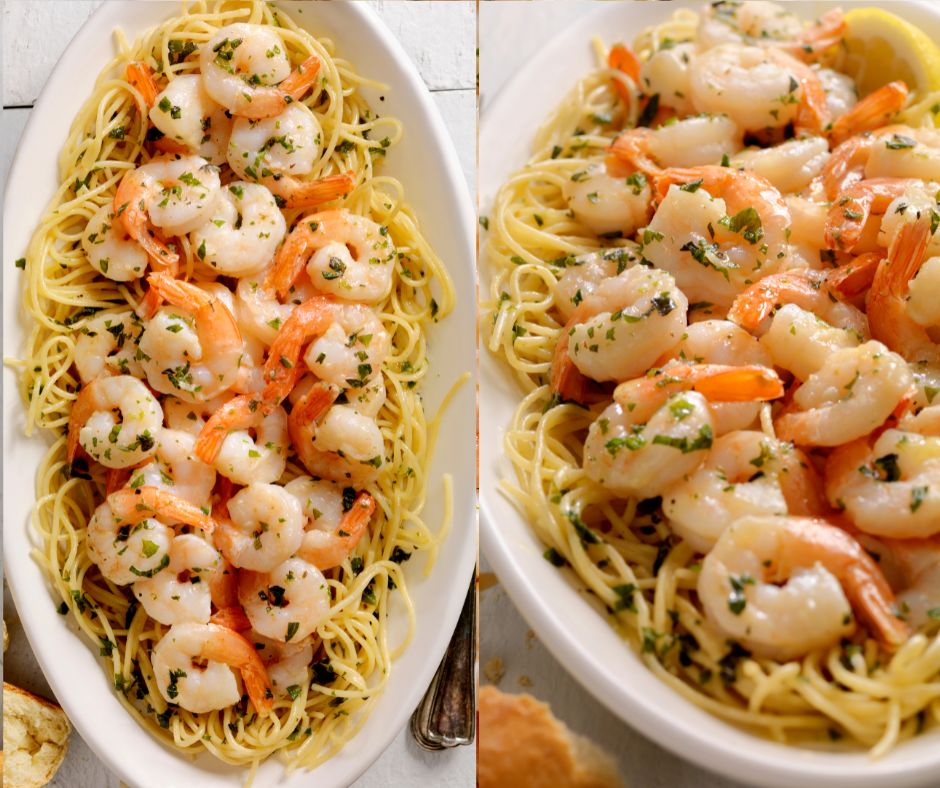 Shrimp Scampi with Pasta tips