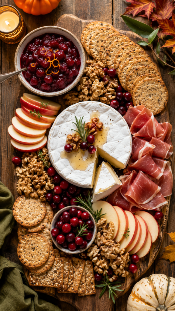 Cranberry And Brie Board