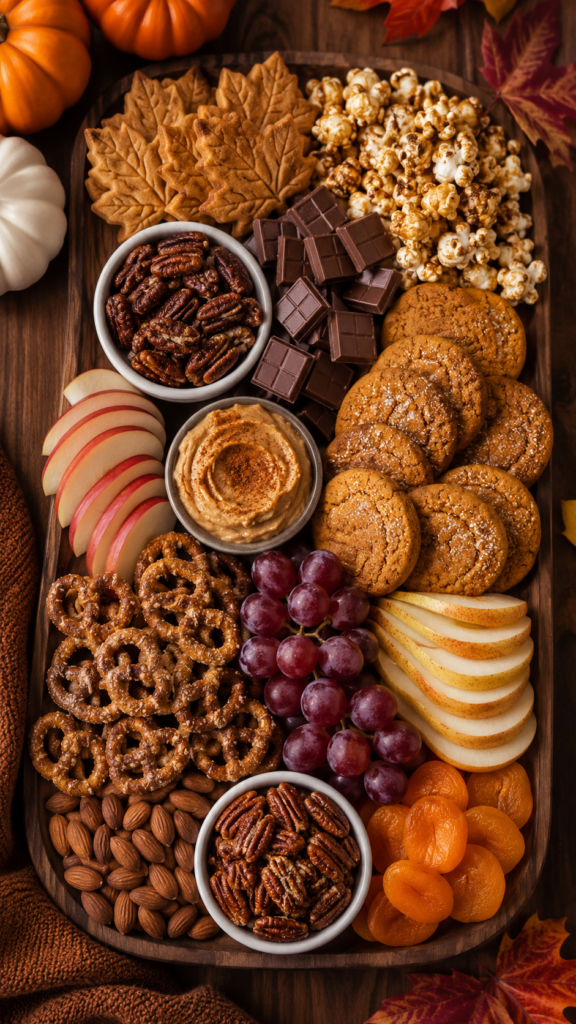 Pumpkin Spice Snack Board