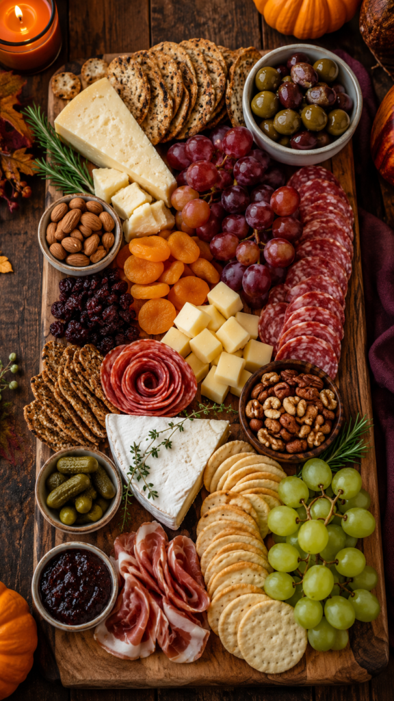 Make-Ahead Thanksgiving Charcuterie Board